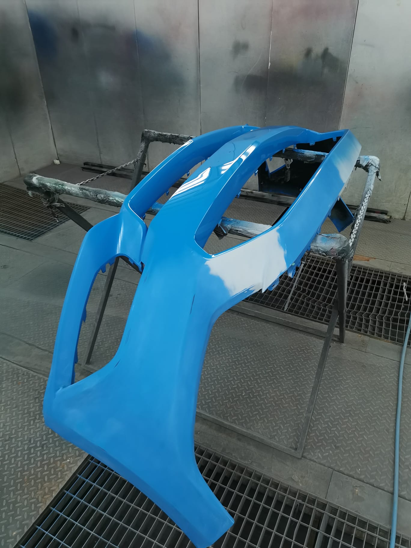 Pintando las piezas 